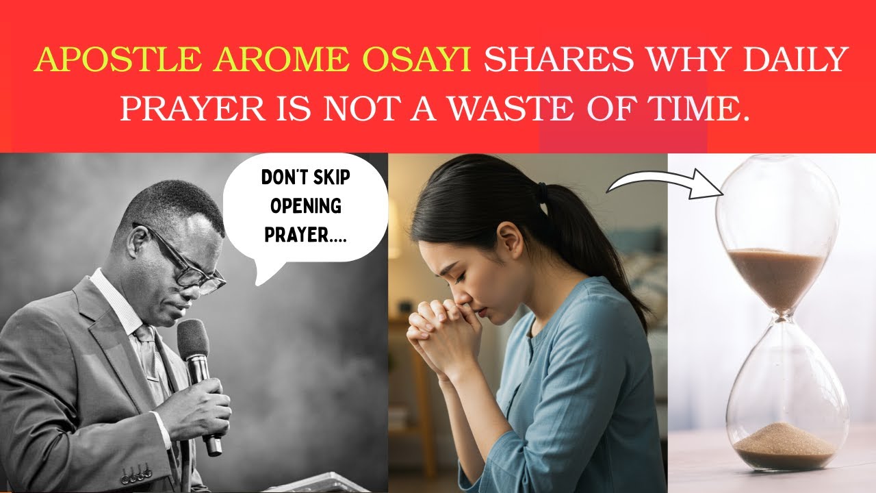 Apostle Arome Osayi shares a testimony about the power of prayer