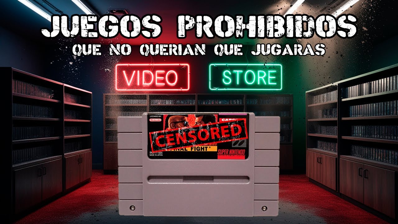 🔥 Juegos PROHIBIDOS de los 90's 🚫: Los TÍTULOS que las CONSOLAS NO querían que jugaras 🎮