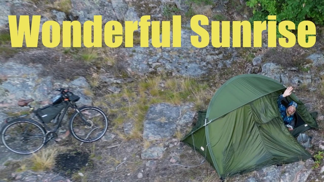 Bike touring in Sweden and wild camping for 50 days in a row - Ep 34 of 37 Vällen