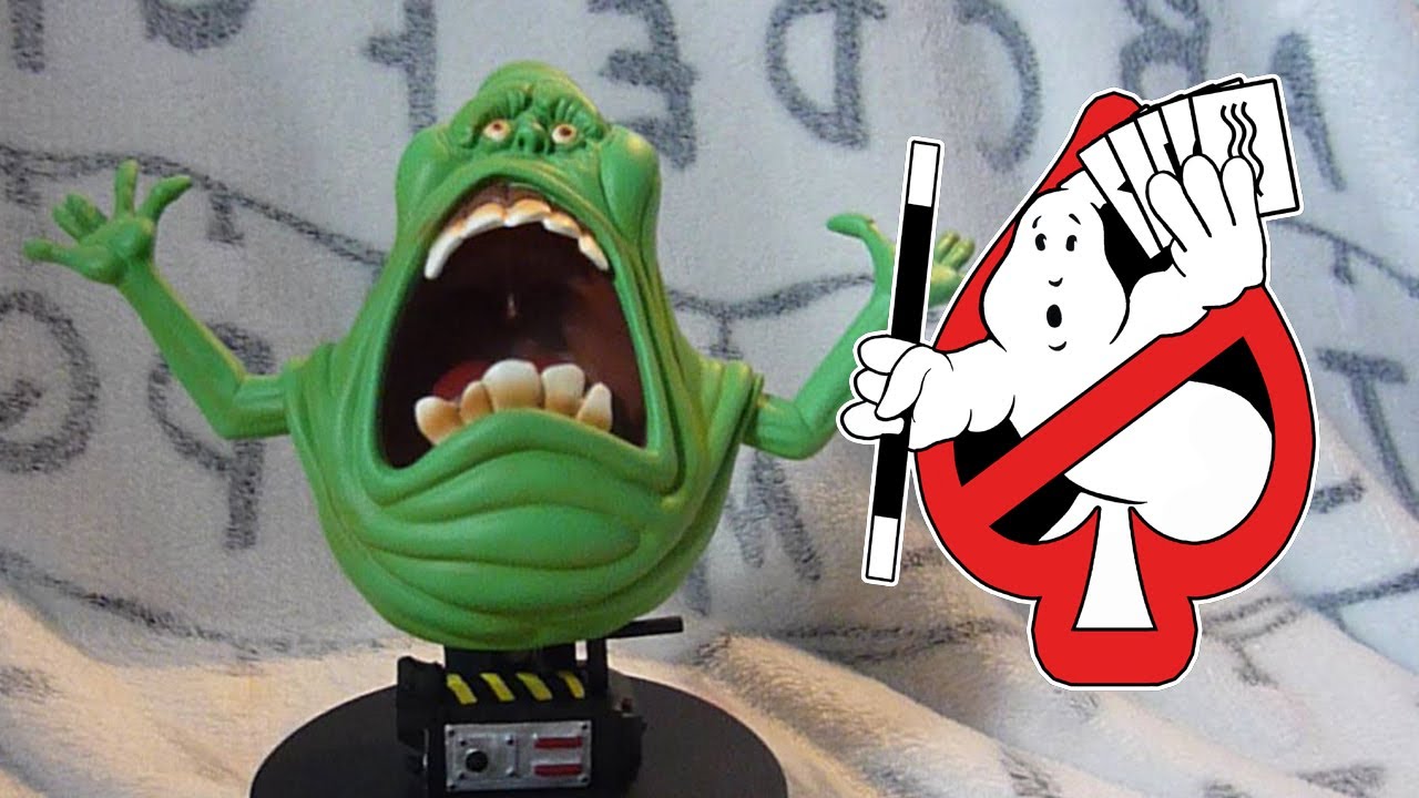 Ghostbusters Slimer 7 inch statue by Ikon Review
