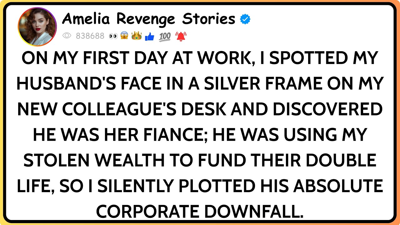On My First Day At Work🏢I Was Shocked😱To See A Photo🖼️Of My Husband And Her On A Colleague's Desk
