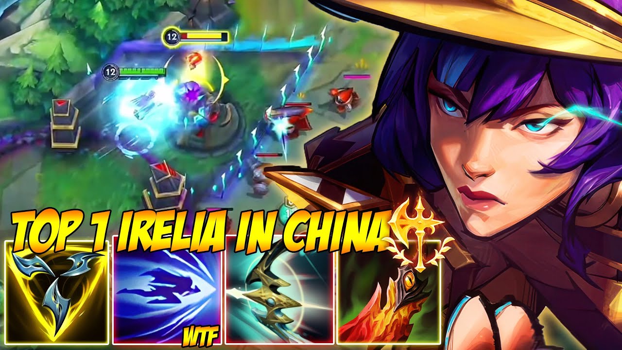 TOP 1 IRELIA IN CHINA WILD RIFT - THIS IS HILARIOUS!!?