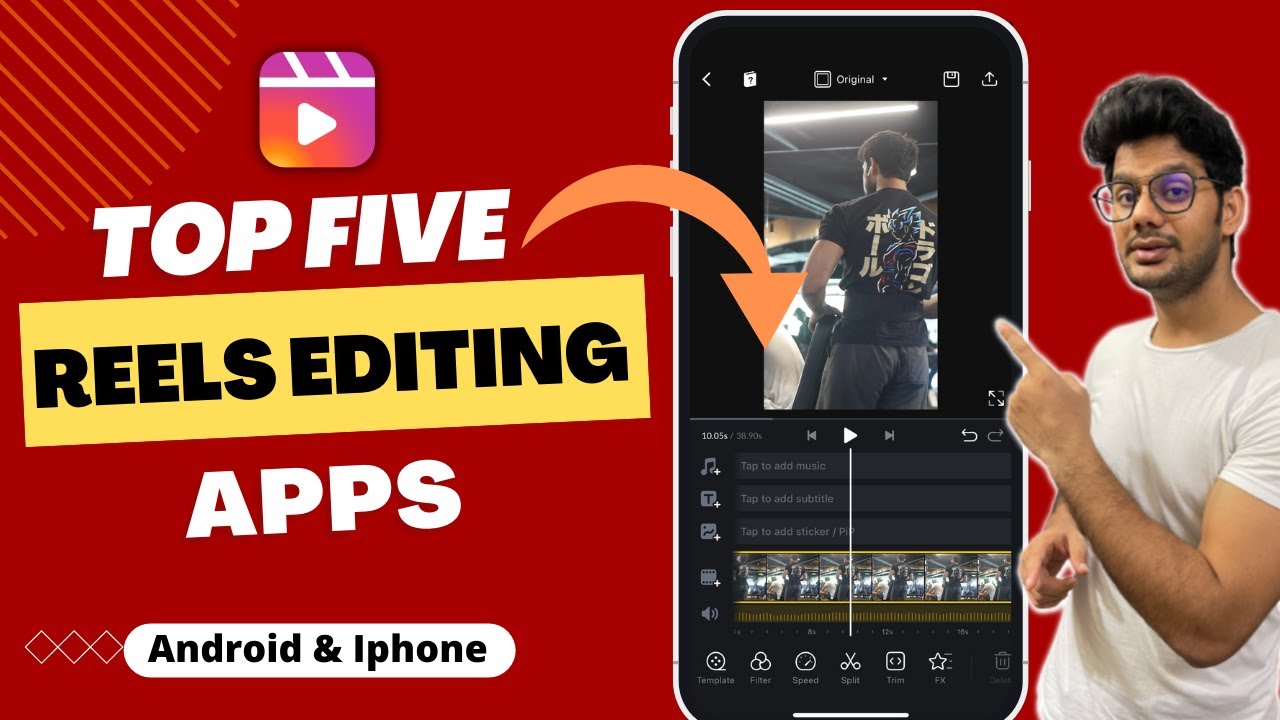 Top & Best 5 reels editing app | Best reels video editing app | Top 5 video editing apps