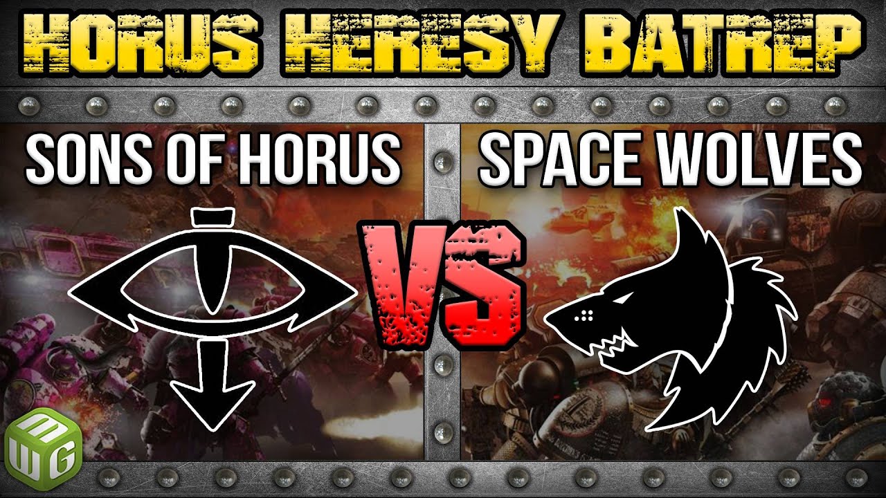 Sons of Horus vs Space Wolves Horus Heresy Battle Report Ep 13