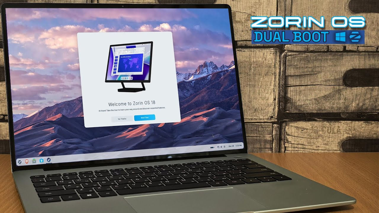 Как установить Zorin OS без USB-накопителя | Двойная загрузка с Windows | UEFI