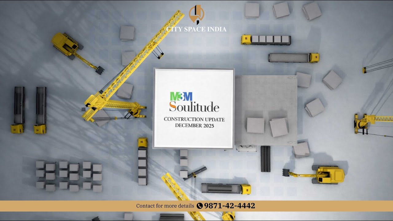 M3M Soulitude Construction Update December 2025 | Luxury Low-Rise Floors in Gurgaon