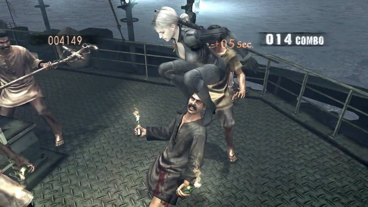 RE5 in Slowmotion Series presents: Jill Valentine Melee moves - V2