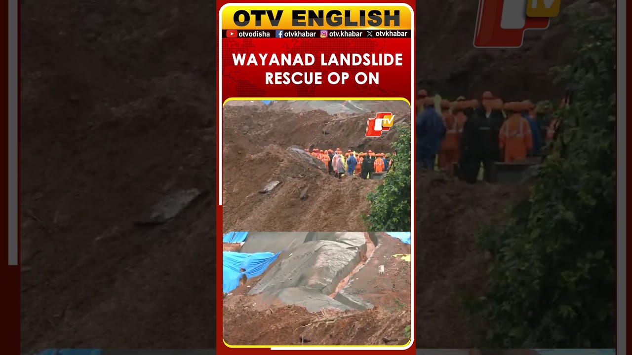NDRF and Police Rescue Operation After Wayanad Landslide