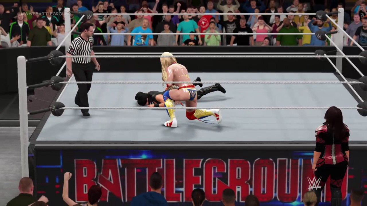 WWE 2K17 Angela Storm vs. Tamina with Nia Jax