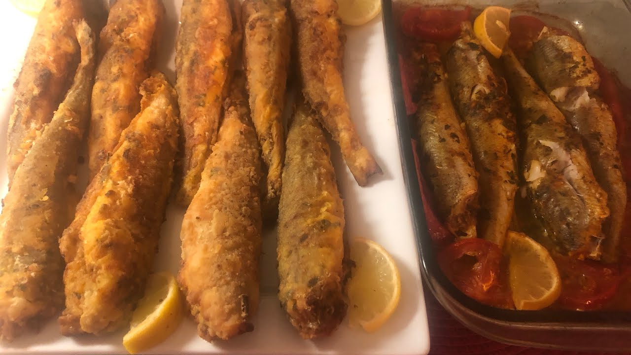 ابسط طريقتين لتحضير سمك الميرلا 🐟في الفرن والقلي مع تتبيلة روعة 👌😋