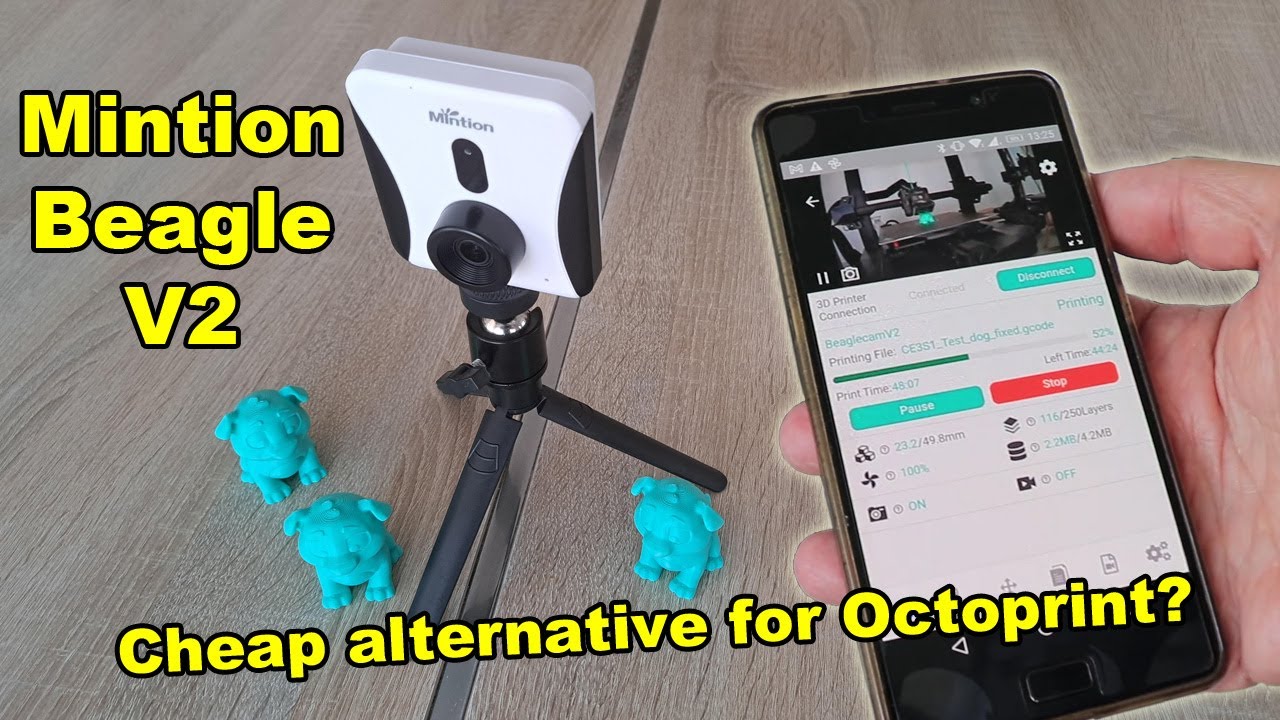Great replacement for Octoprint: Mintion Beagle V2 camera for 3D printing