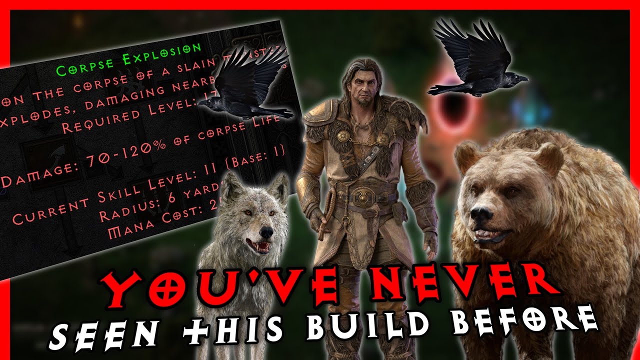 (Newly Discovered) The Zoo Bomber Druid, Build Showcase - Diablo 2 Resurrected