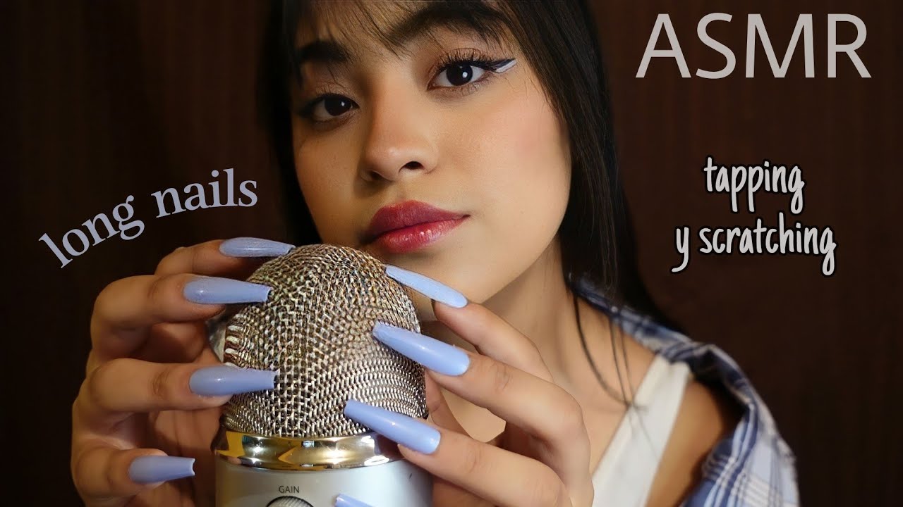 ASMR con uñas largas 💅🏻 (tapping, scratching, triggers...)