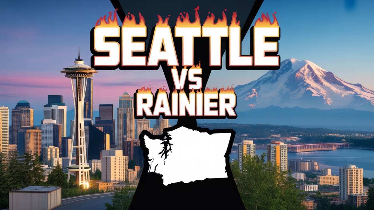 Mount Rainier to Seattle in ONE DAY! ⛰️🌆🚗💨| Ep 46