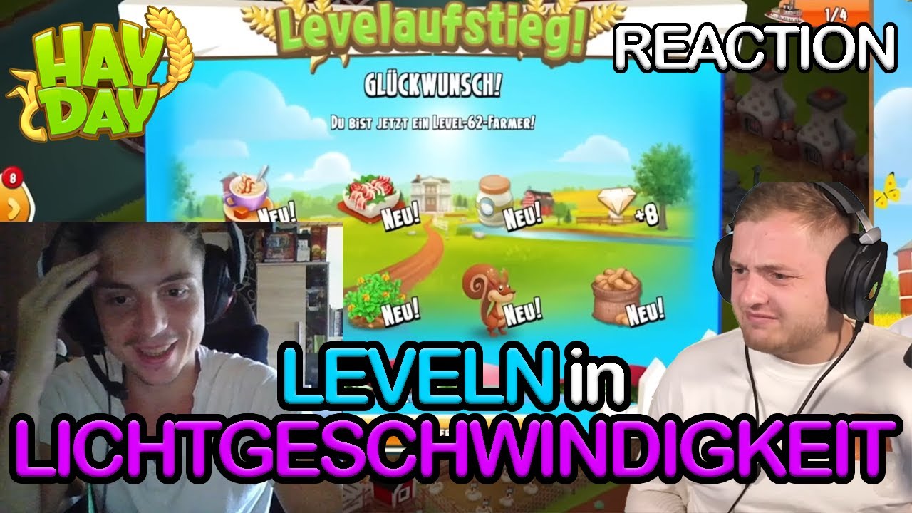 Trymacs LEVELT in LICHTGESCHWINDIGKEIT?! 😱 Hay Day Reaktion auf @Trymacs | SyromerB