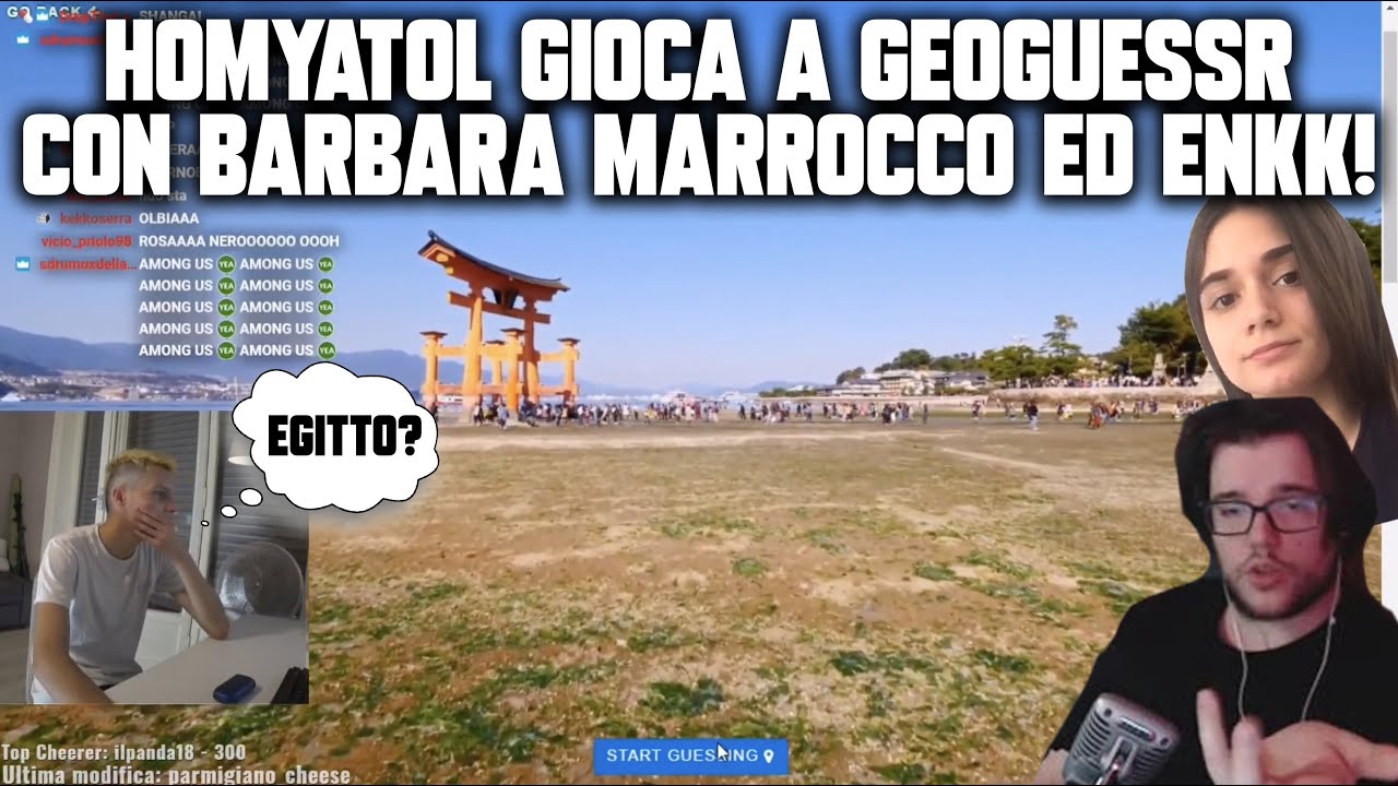 Homyatol gioca a Geoguessr con Barbara Marrocco ed Enkk! 🌍