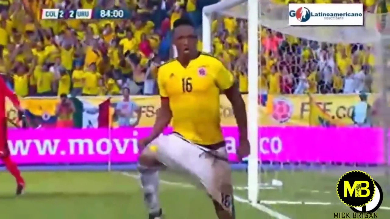 Yerry Mina & Cuadrado (Bailando) Selección Colombia