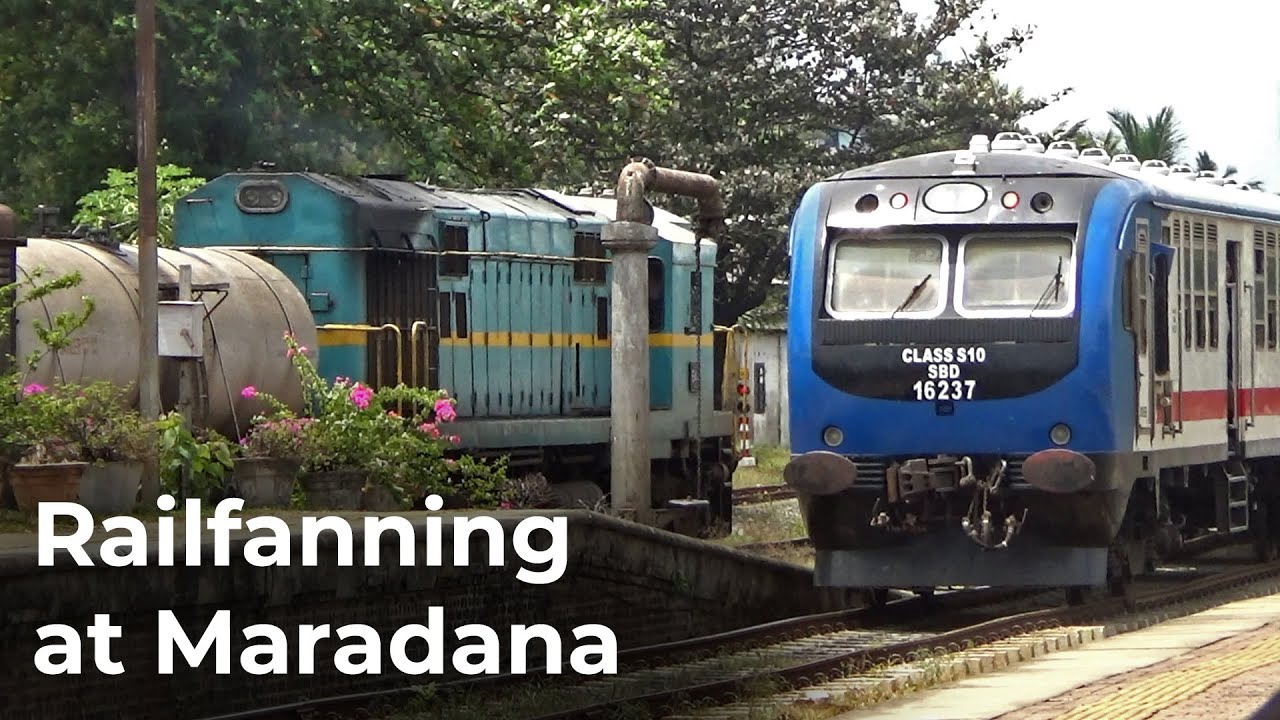 Railfanning at Maradana Railway Station in Sri Lanka