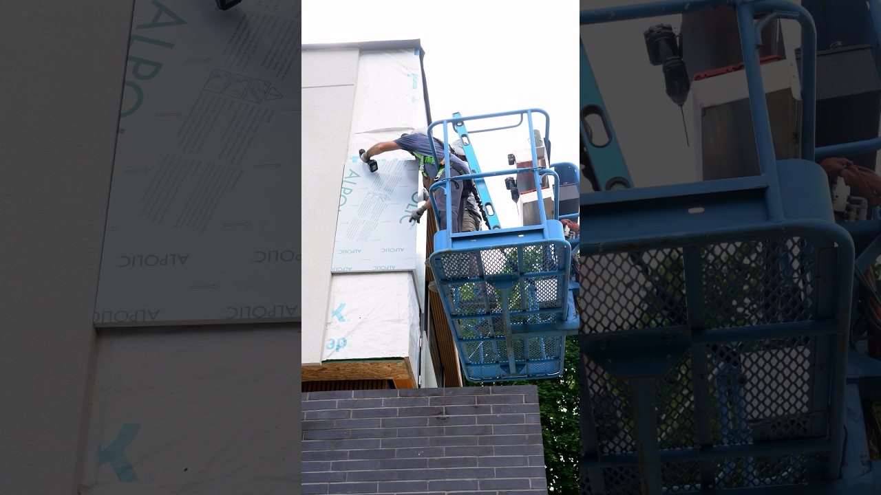 Step 1: Custom cut ACM panels, Step 2: Installation, Step 3: Happy client 😃