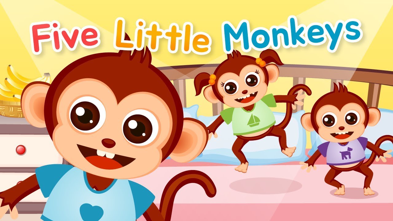 Five Little Monkeys | Nursery Rhymes for Kids | Kids Song | Songs for Children