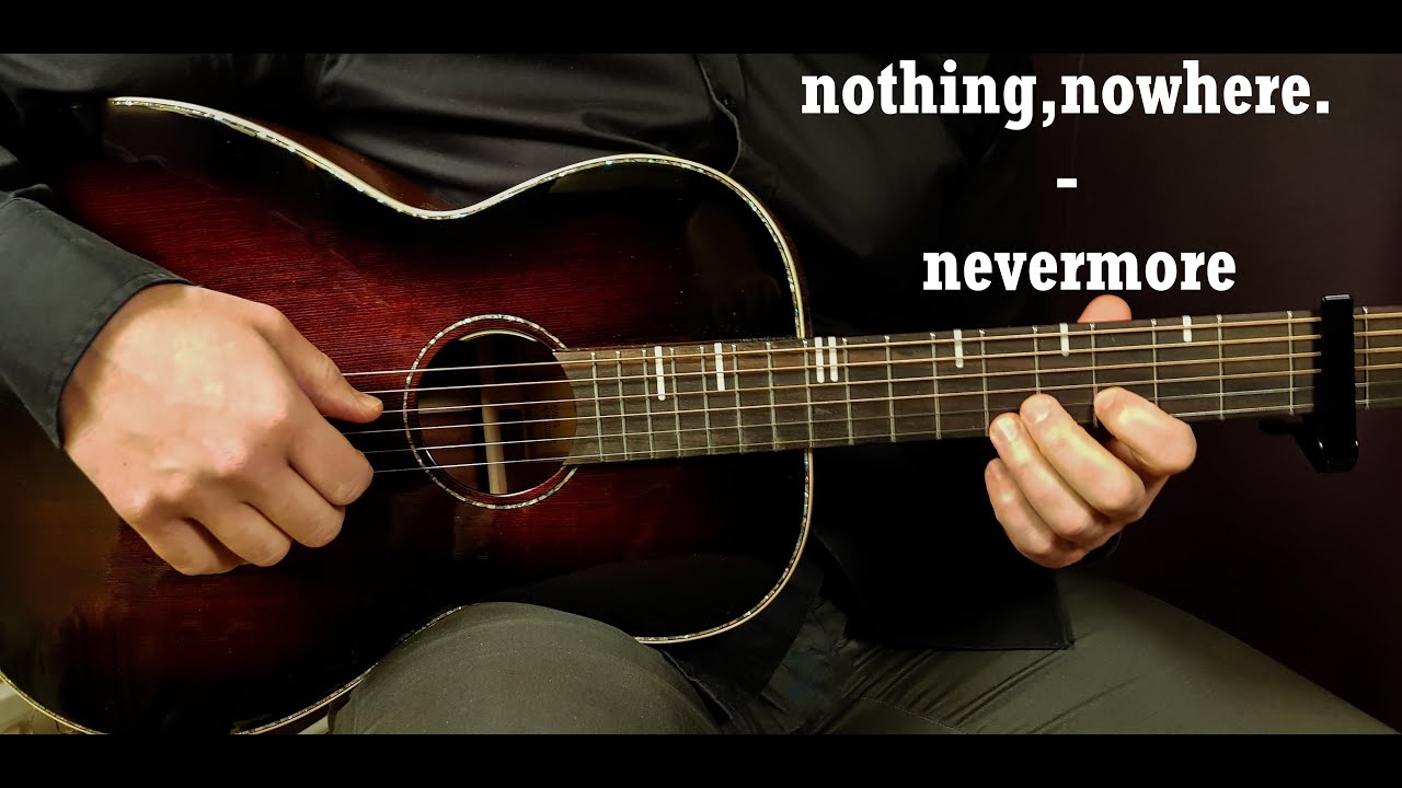 How to play Nothing,Nowhere. - Nevermore // Wish-Week! Acoustic Guitar Lesson - Tutorial