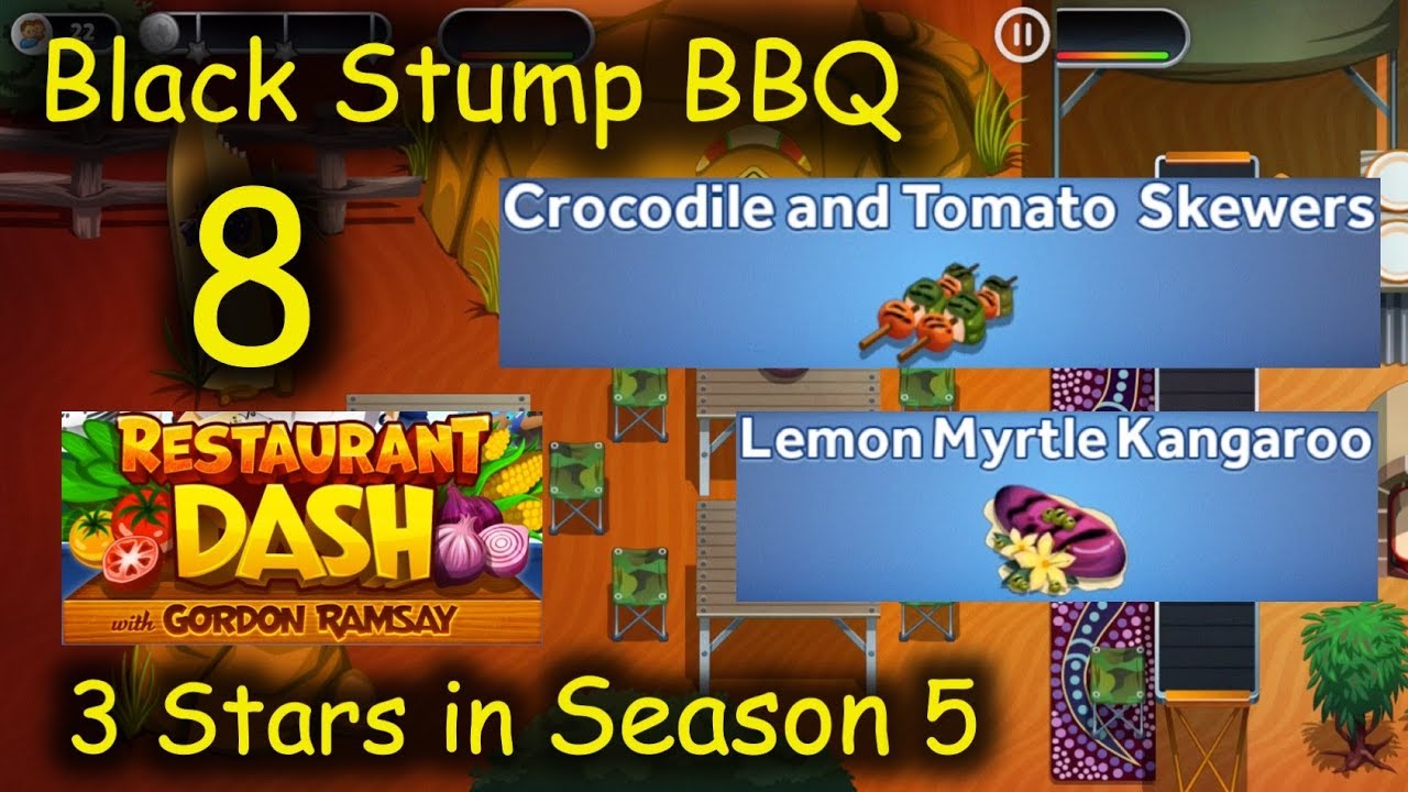 BSBBQ - Part 8 = Looks delicious ~ 3 Stars in Season 5 ~ (Restaurant Dash with Gordon Ramsay)
