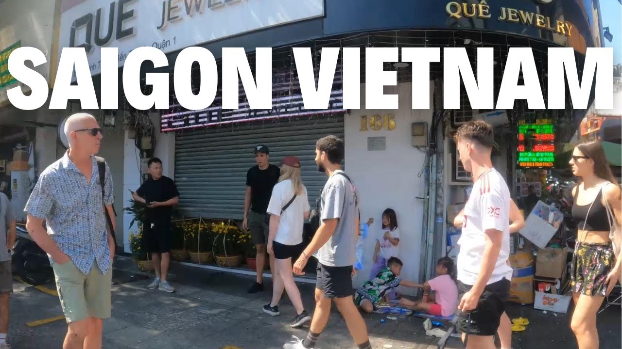Ho Chi Minh City 4k Walking Tour (Vietnam ) | Saigon