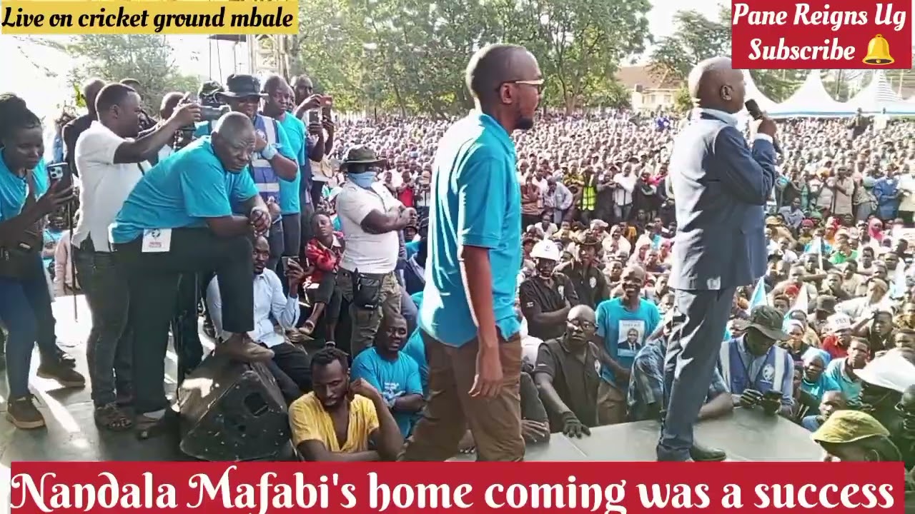 All FDC leaders join Nandala Mafabi's home coming 
