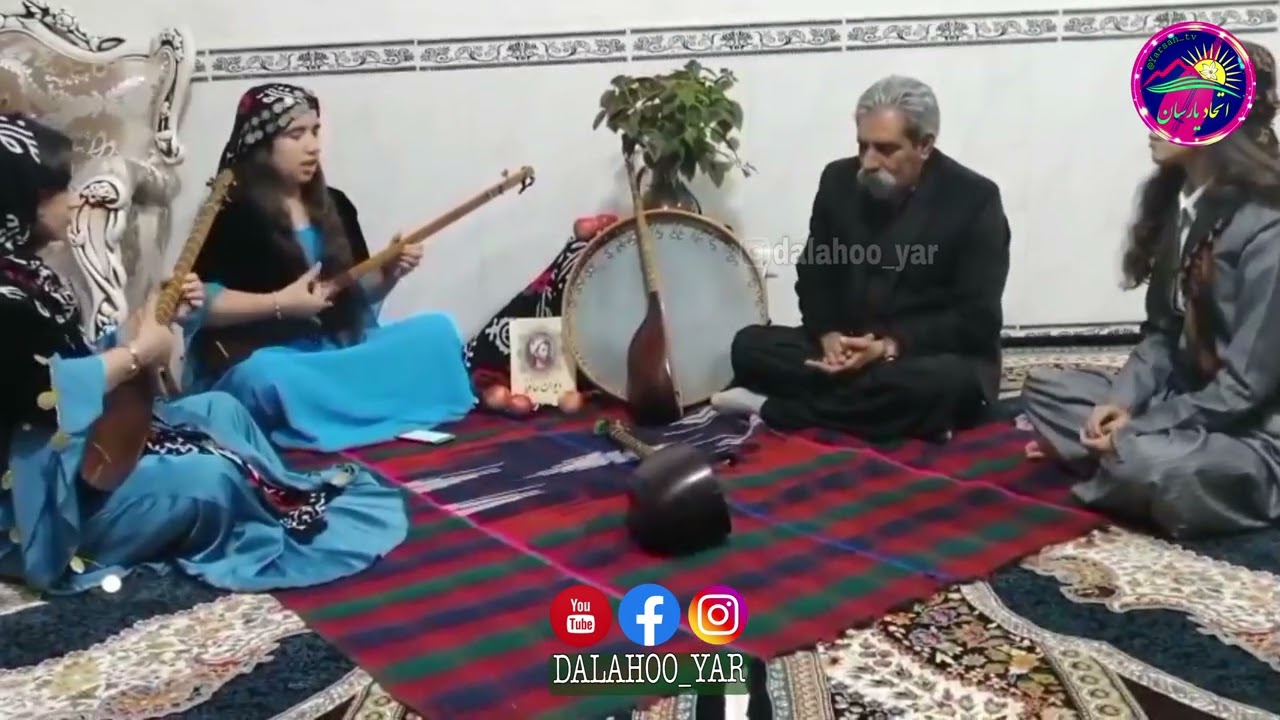 تنبور ‌نوازان ققنوس _ کلام یارسان _ اهل حق _ یارستان