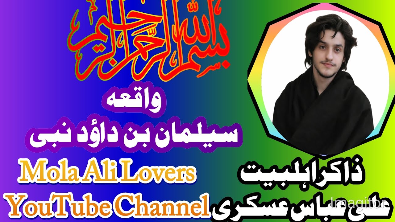 ذاکر اہلبیت علی عباس عسکری واقعہ سیلمان بن داؤد نبی #shiastatus #duet #allamaasifalvi #love 