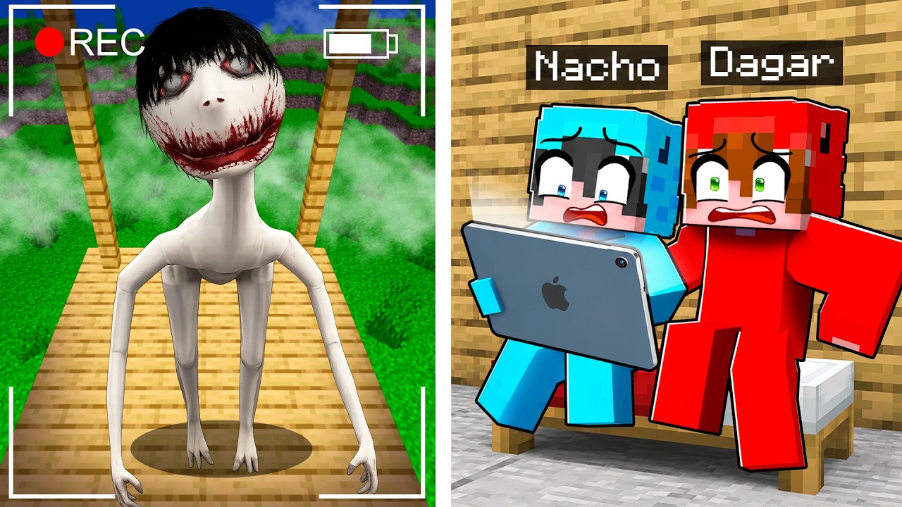 We Caught a Scary MONSTER on HIDDEN CAMERA in Minecraft...