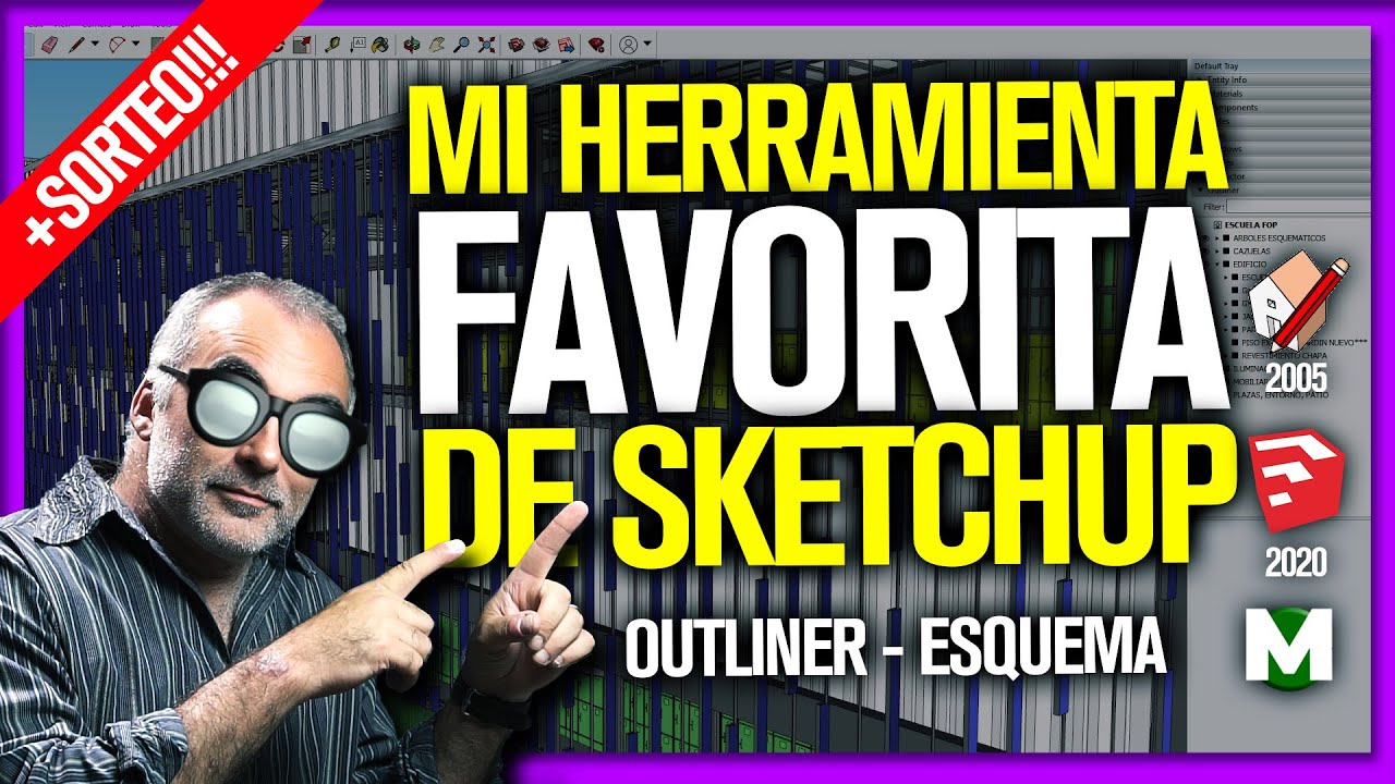 👓 Outliner Sketchup 2020 👓