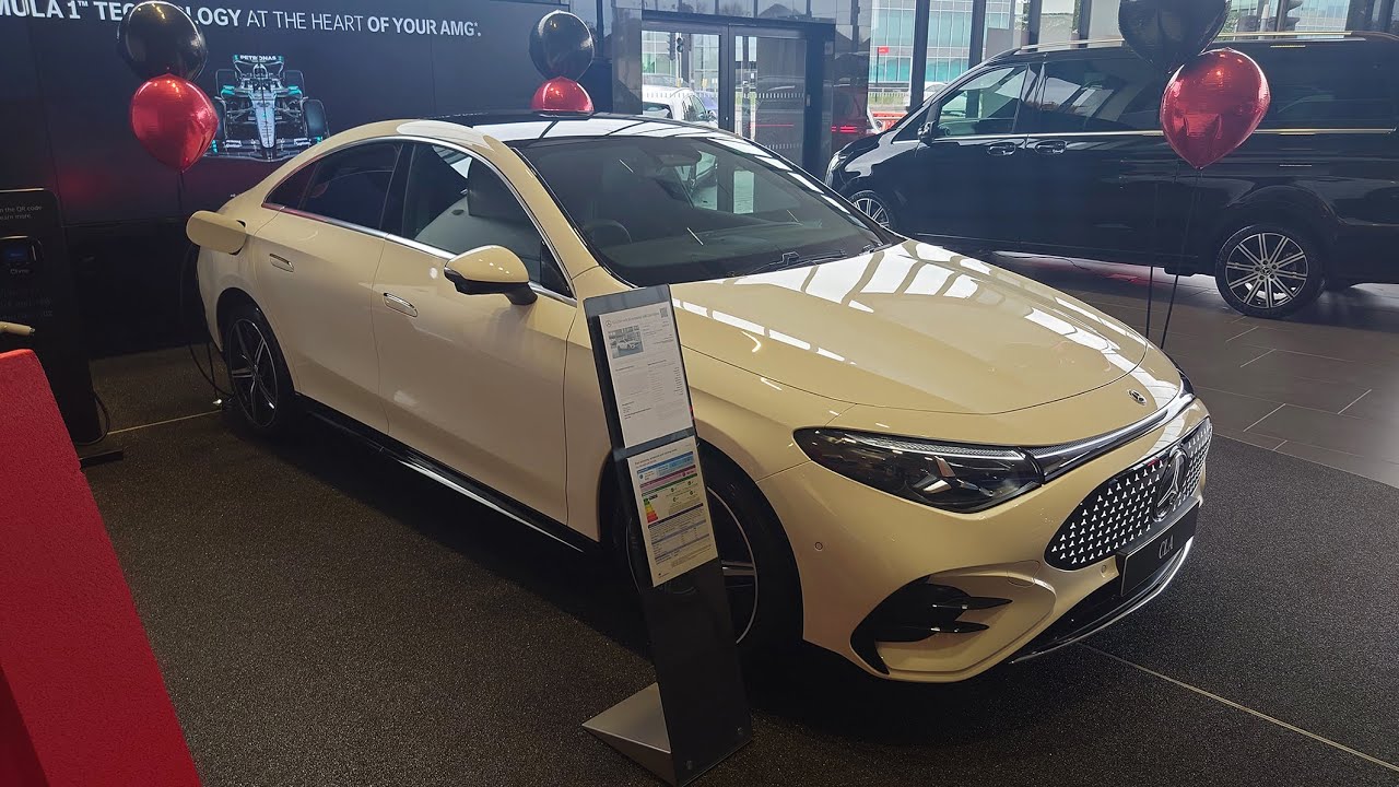 New 2026 Mercedes-Benz CLA 250+ EQ AMG Line Edition - Polar White | 4K