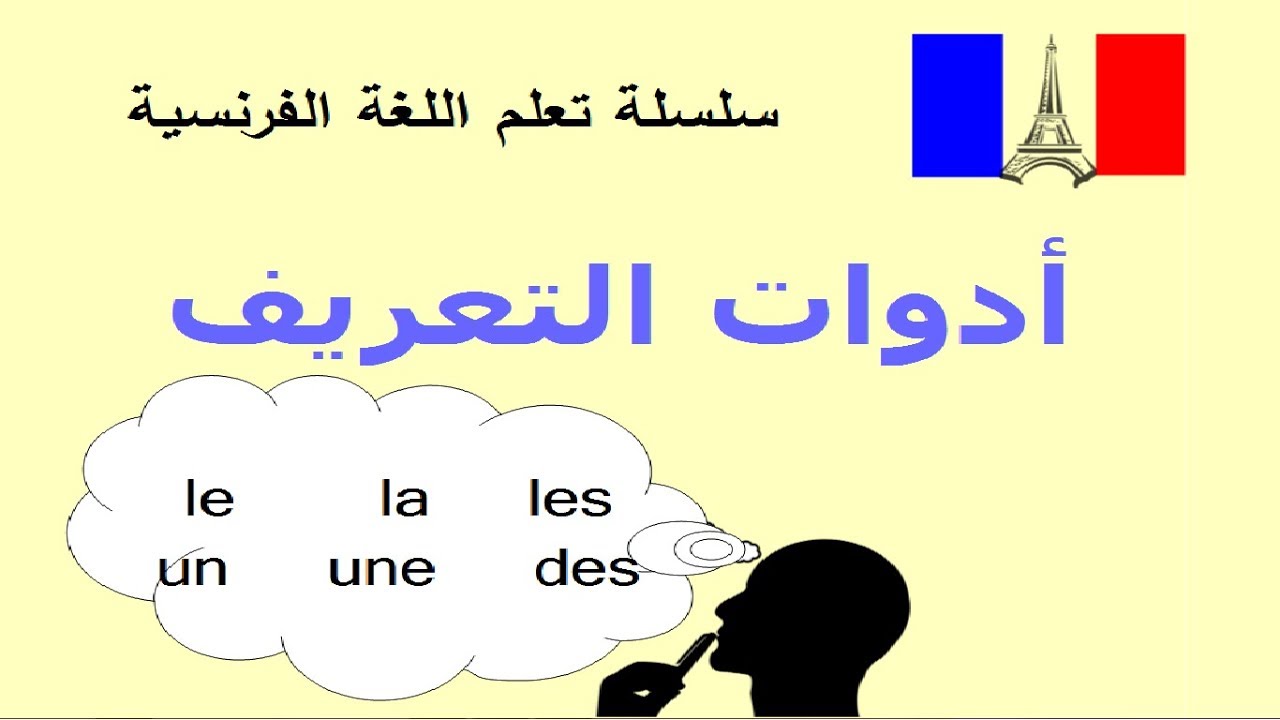 أدوات التعريف في اللغة الفرنسية   (le  la  les - un  une  des)