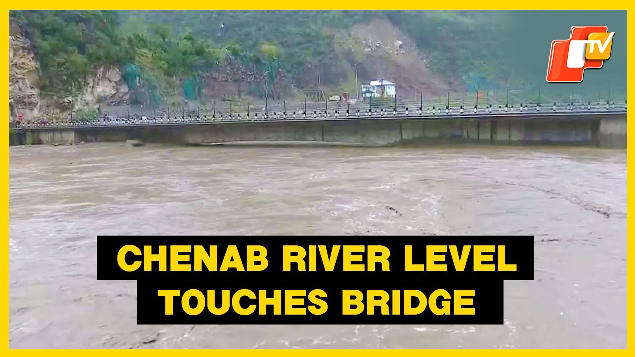 J&K | The water level of the Chenab river touches Pul Doda