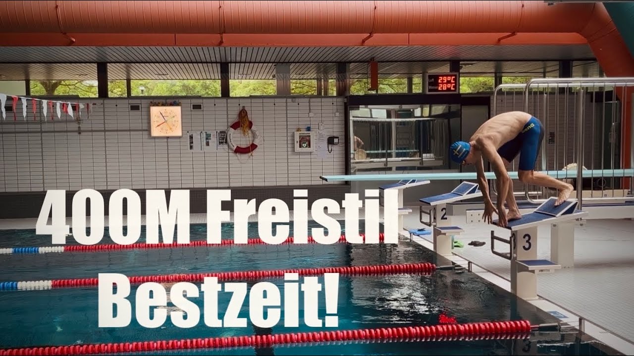 Neue 400 m Freistil Bestzeit – So habe ich es geschafft!