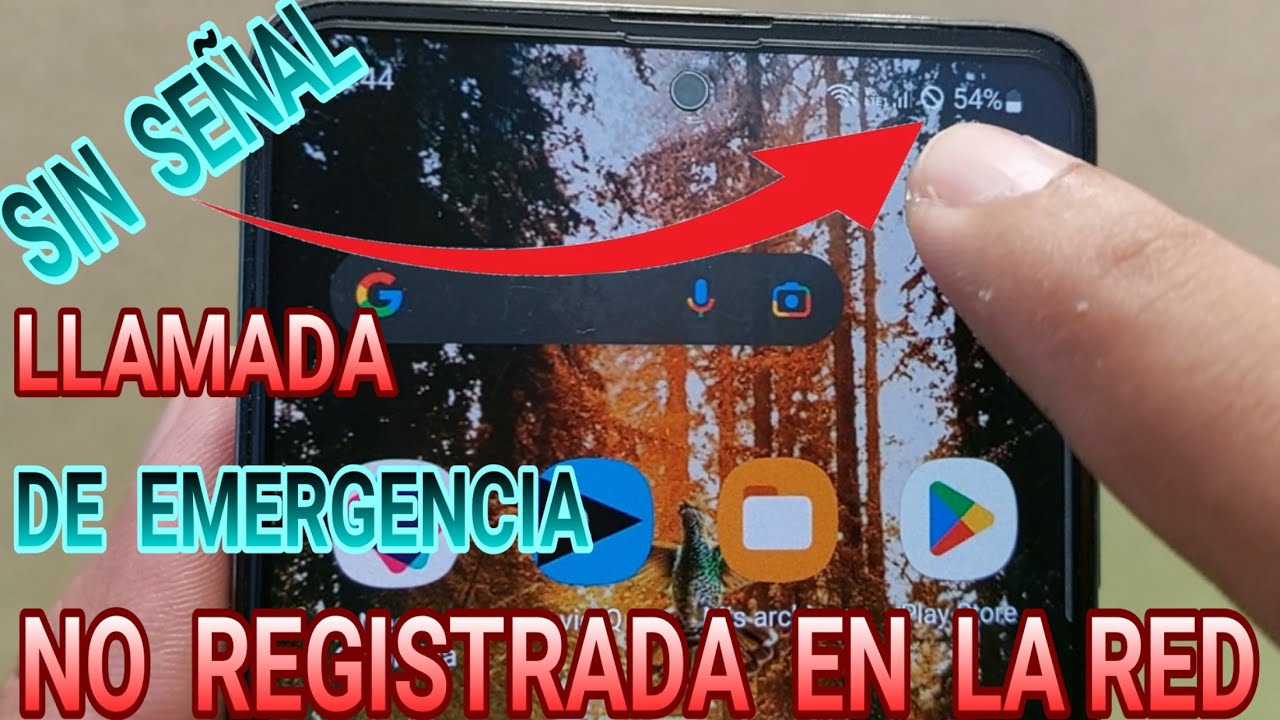 Solo llamada de emergencia - no registrada en la red - Sin Servicio #sin_servicio #sin_señal