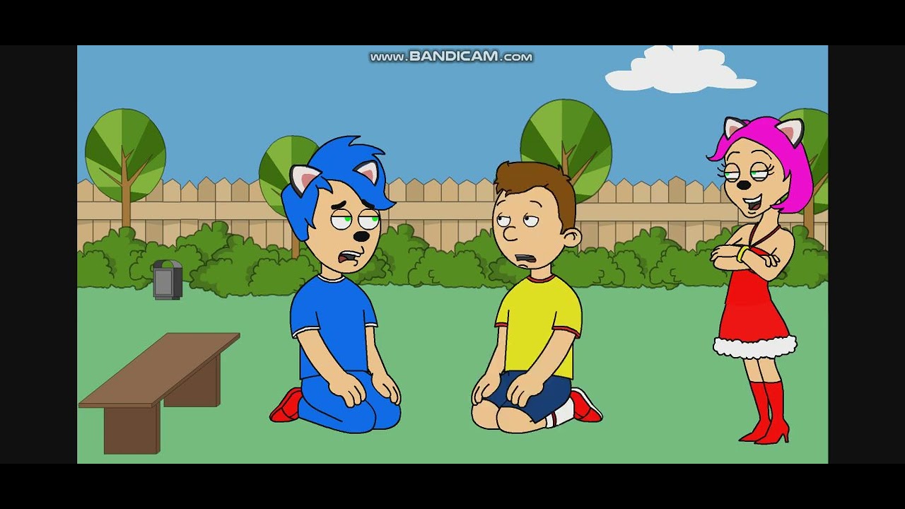 Hair Caillou meets Sonic the Hedgehog (Feat. Amy Rose) Part 1 | Caillou Meets Sonic