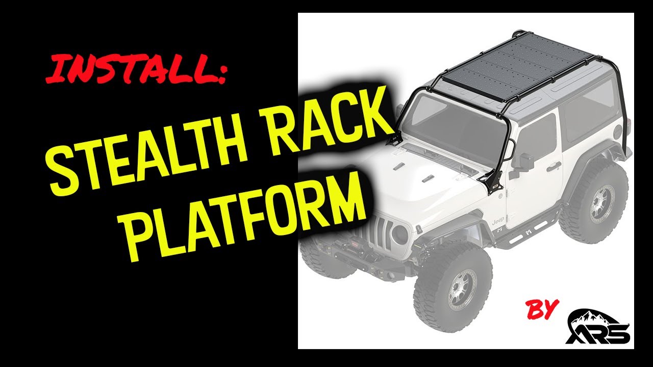 Установка багажной платформы Stealth Rack от Adventure Rack Systems на мой джип.