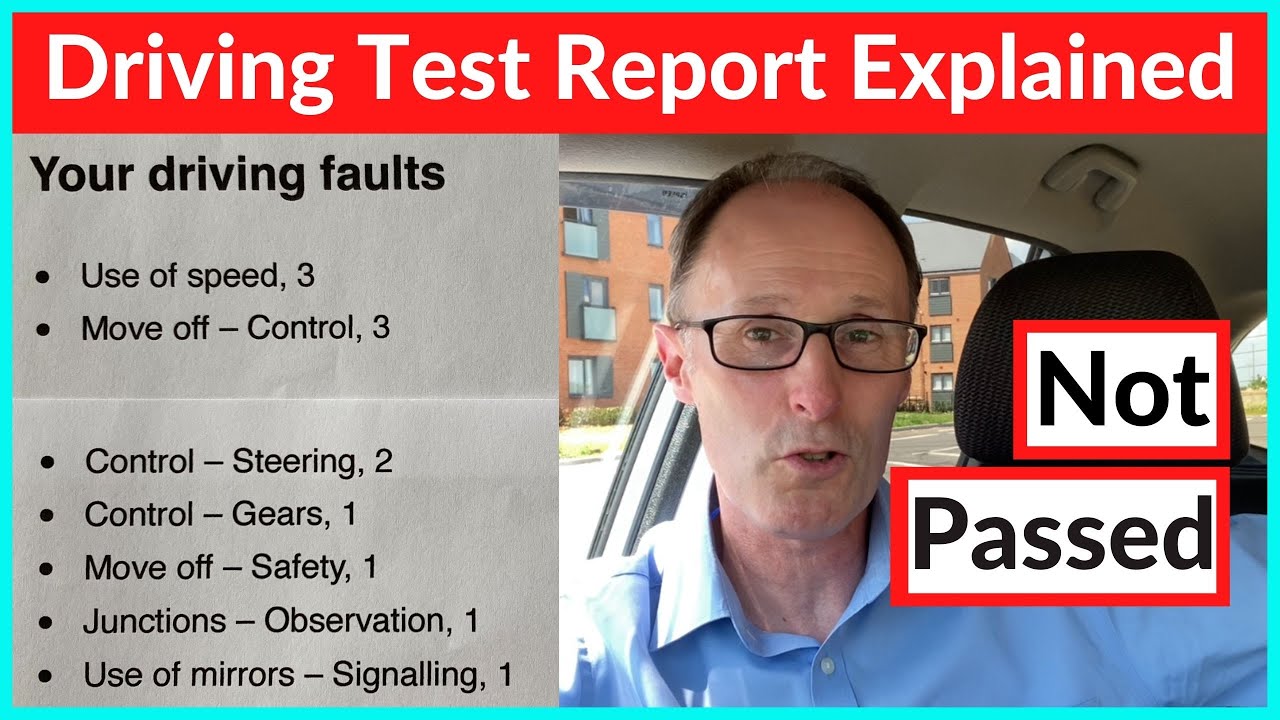 Driving Test Sheet Explained | Driving Test Report #1