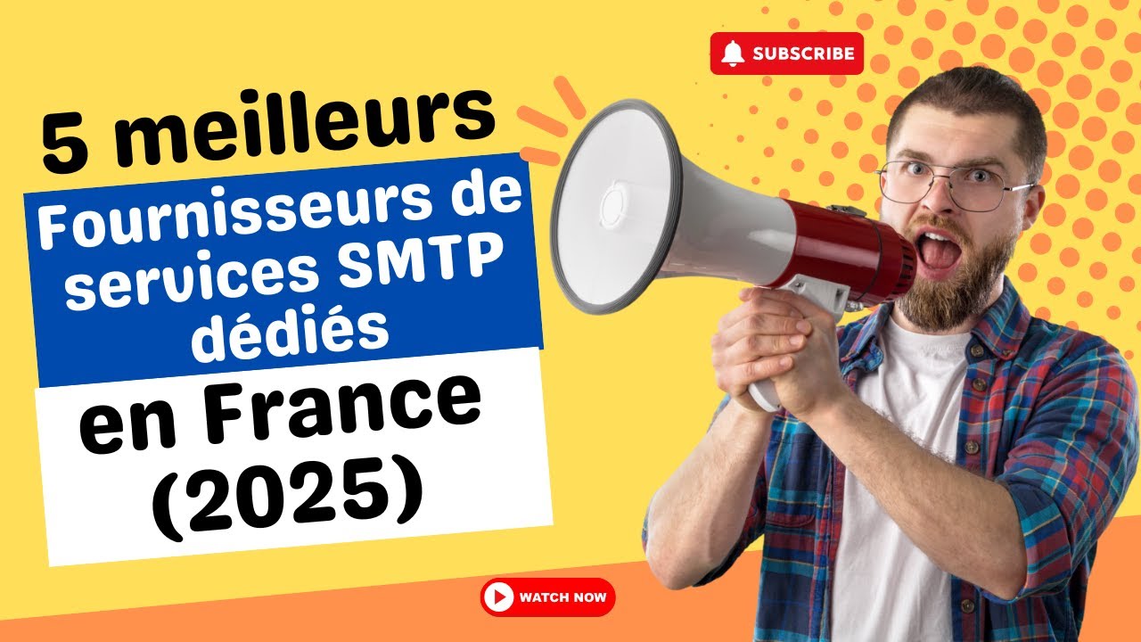 5 Best Dedicated SMTP Service Providers in France (2025) | Envoi d'e-mails illimit&eacute;s | SMTPget