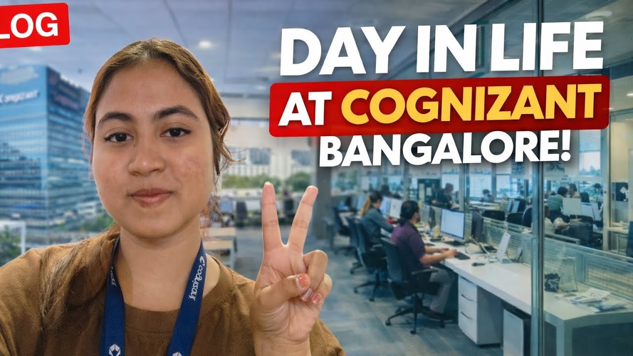 A Day in My Life at Cognizant | Bangalore Office Vlog 🇮🇳