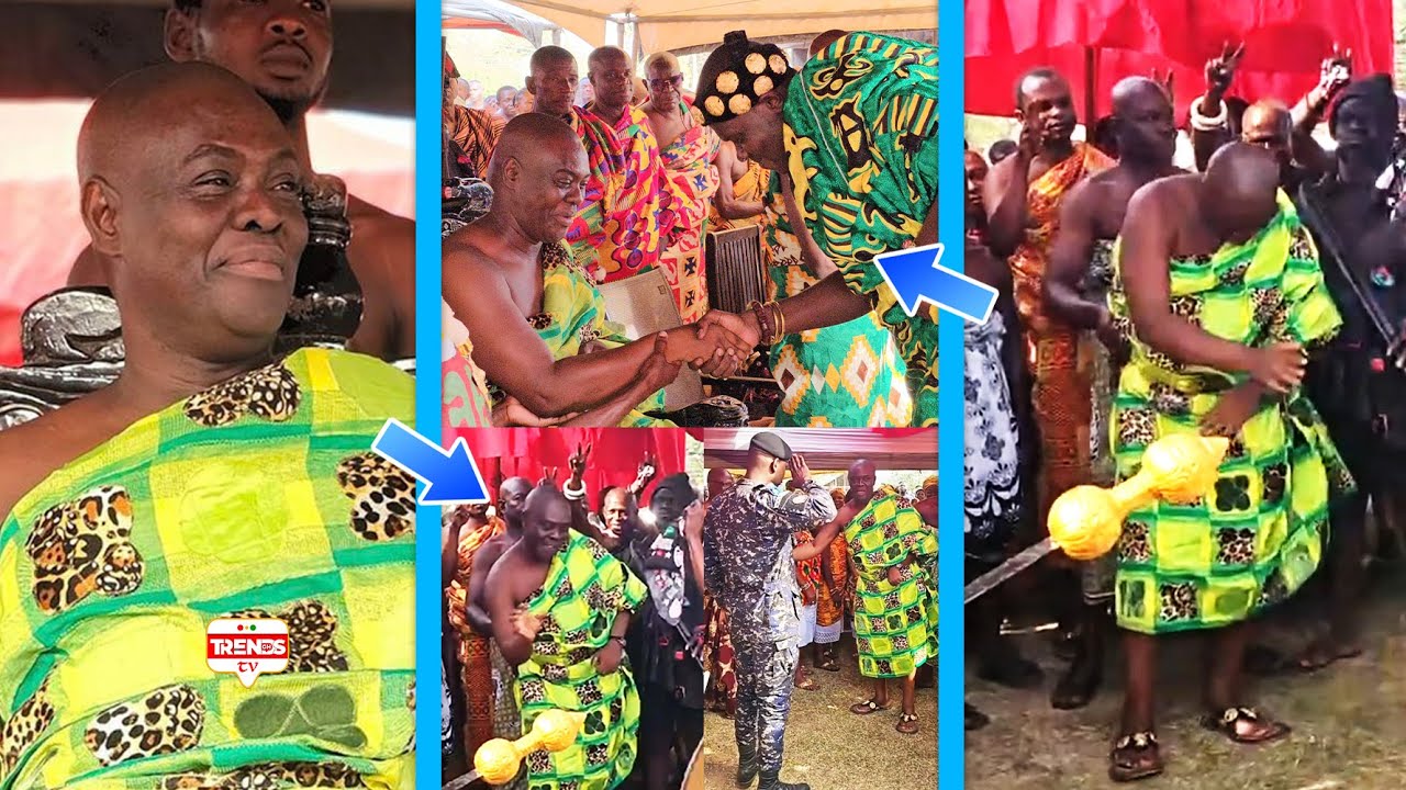 Dormaahene's Arrival & Dance Skills at Nsawkaw Nkyifie Festival 2023