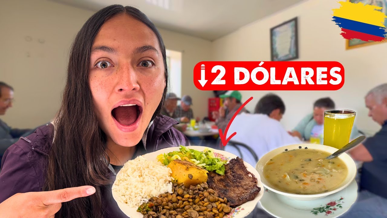 PROBANDO COMIDA EN LA CIUDAD MÁS BARATA🤑DE COLOMBIA