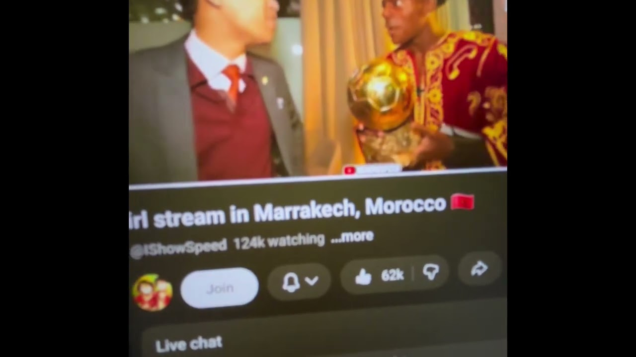 Ishowspeed visits Cr7 hotel in Morocco 🇲🇦 “Ronaldo “@IShowSpeed 