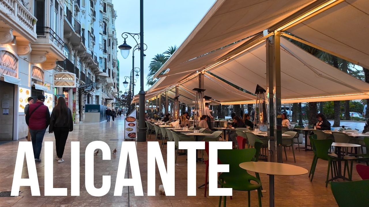 Alicante Walk 4K | What February Looks Like in Spain 🇪🇸