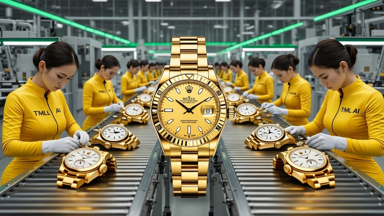 Bạn Sẽ Sốc Khi Thấy Rolex Biến V&agrave;ng Th&agrave;nh Đồng Hồ?