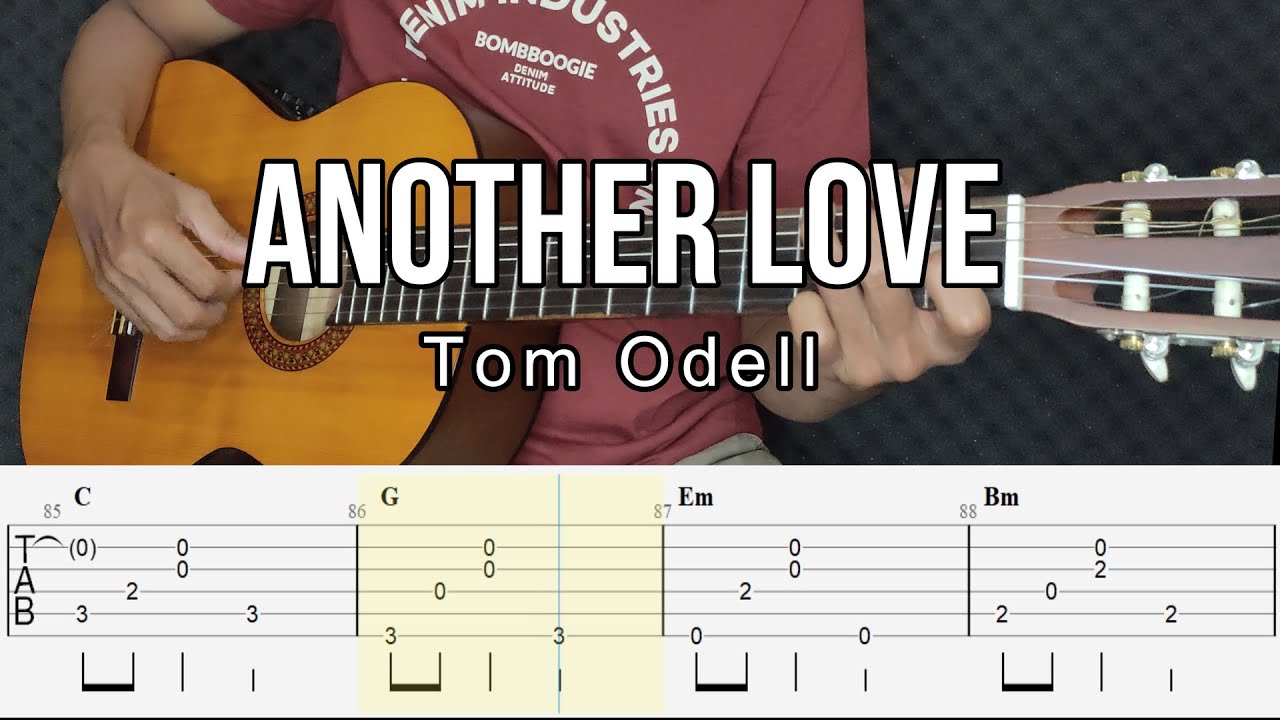 Tom Odell - Another Love Fingerstyle Guitar ( Tab + Chords + Lyrics )