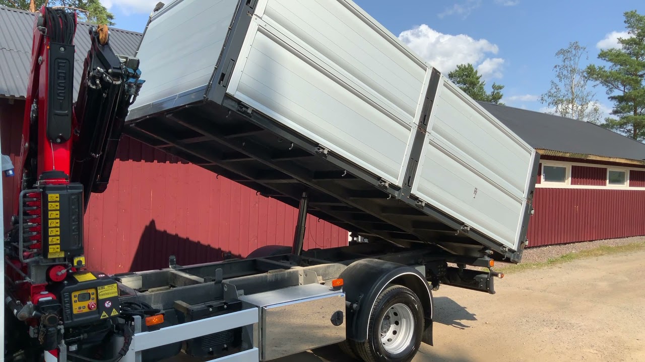 Köp Lastbil Iveco Daily 72-180 med kran & tipp på Klaravik