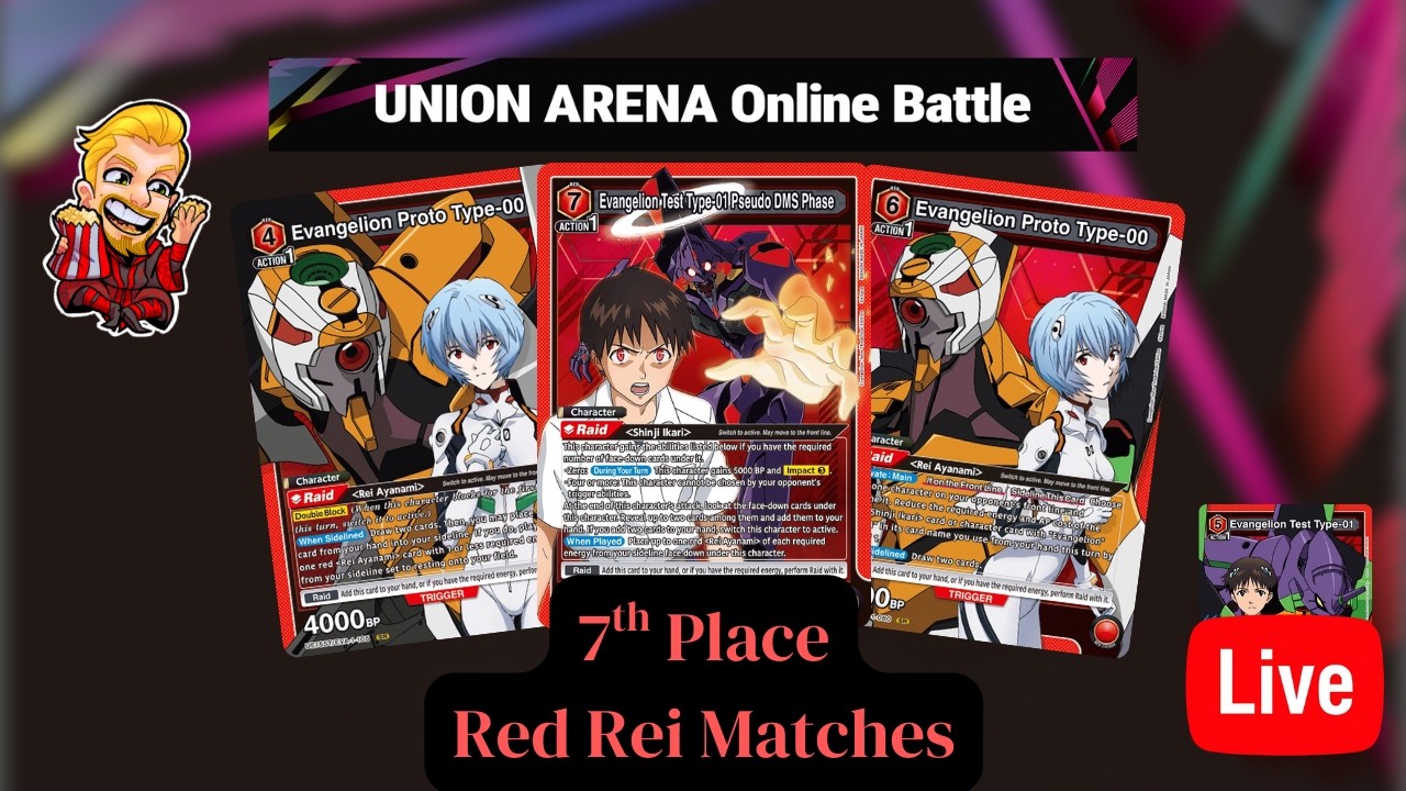 Online Battle “Regionals” | Round 3 | Red Rei vs Eva Gals #unionarena